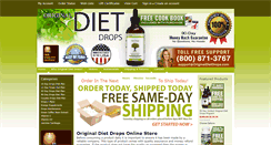 Desktop Screenshot of originaldietdrops.com